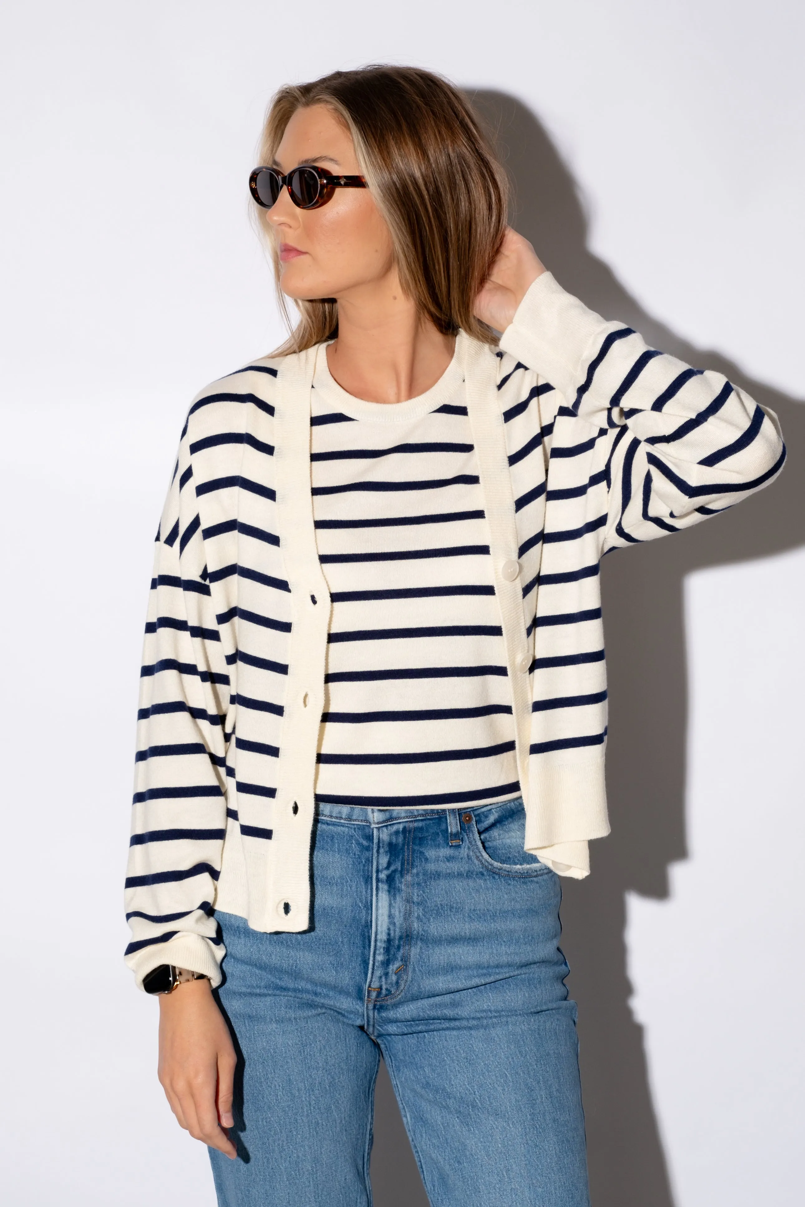 Twila Striped Cardigan