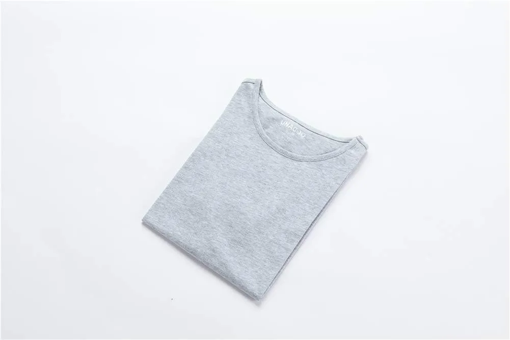 UNACOO Toddler Girls' Round Neck Basic T-Shirt Classic Short Sleeve Jersey Tee Packs