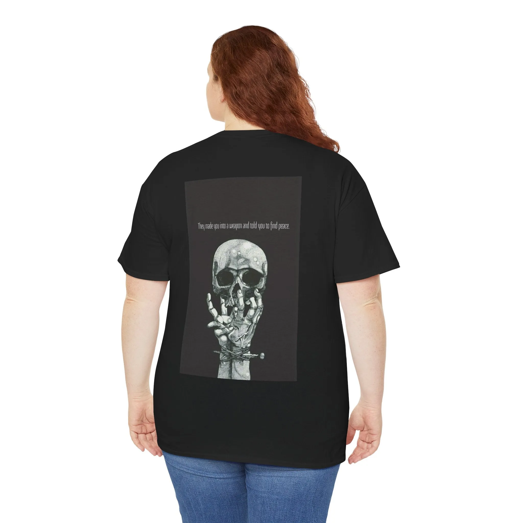 Weapon=Peace Unisex Heavy Cotton Tee