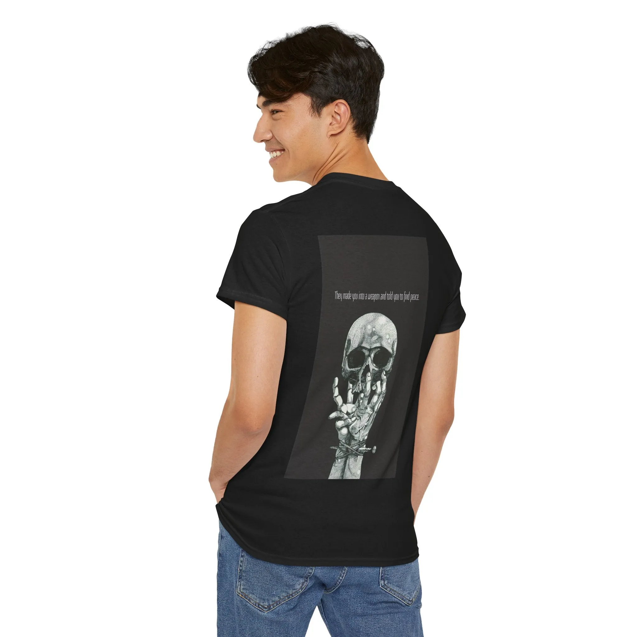 Weapon=Peace Unisex Heavy Cotton Tee