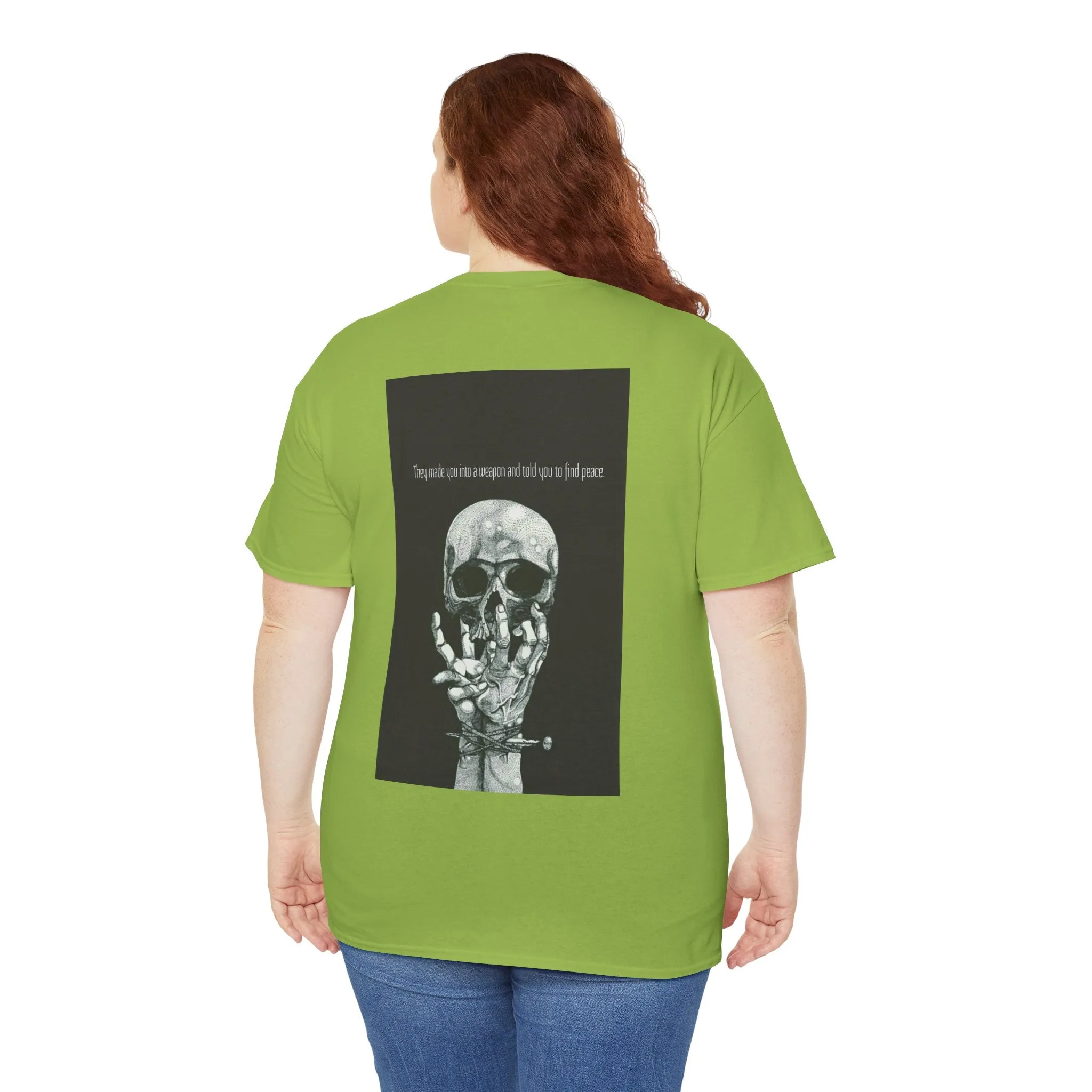 Weapon=Peace Unisex Heavy Cotton Tee