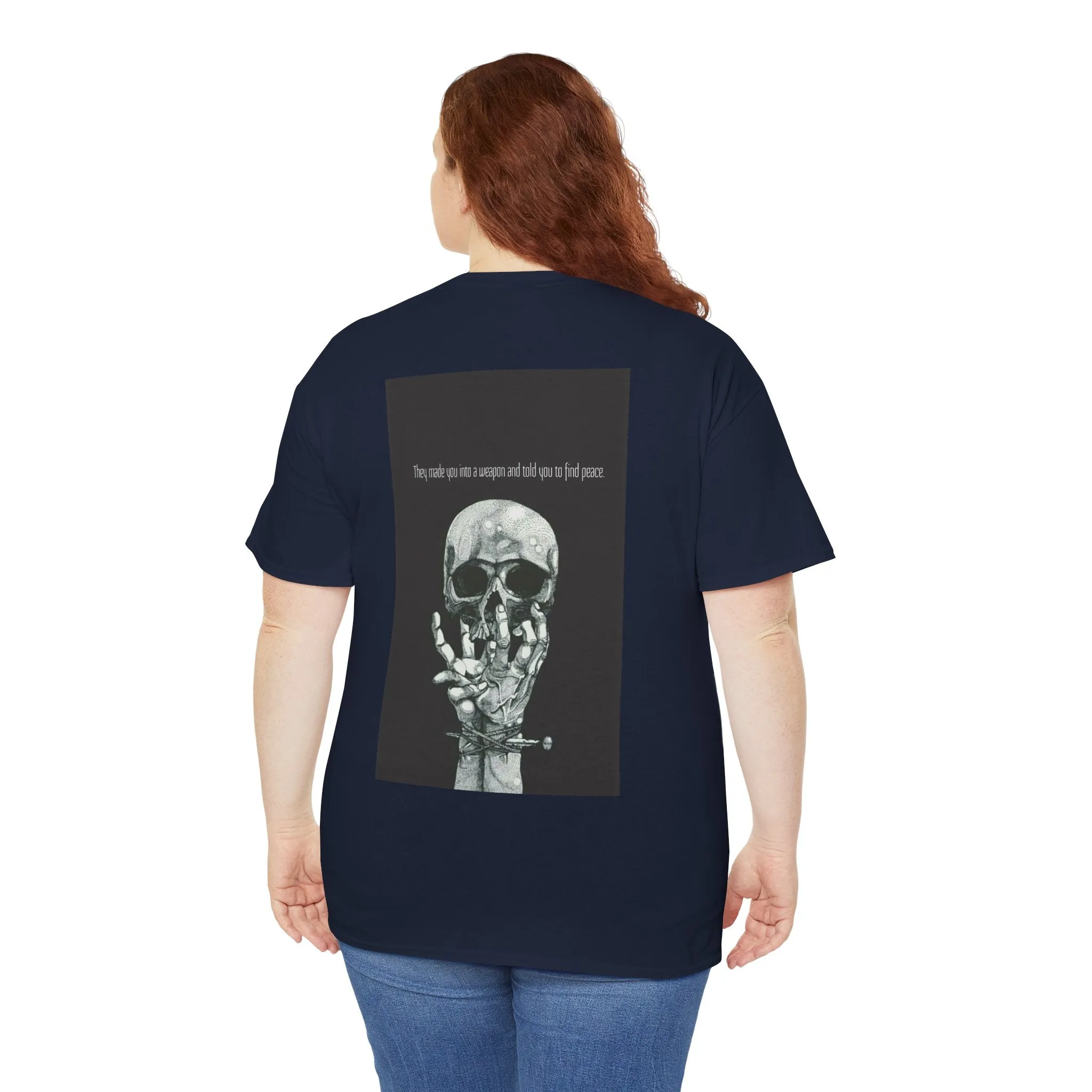 Weapon=Peace Unisex Heavy Cotton Tee