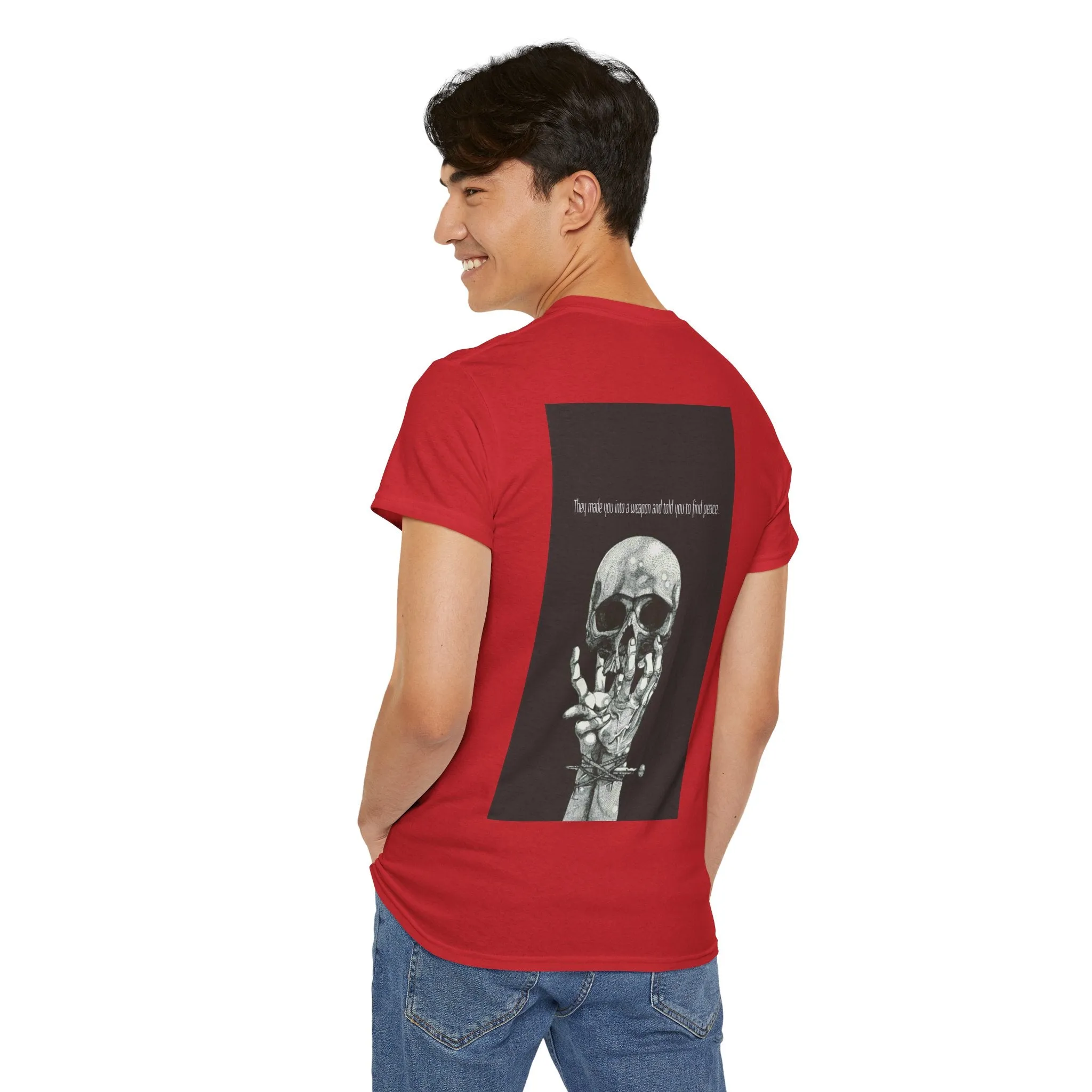 Weapon=Peace Unisex Heavy Cotton Tee