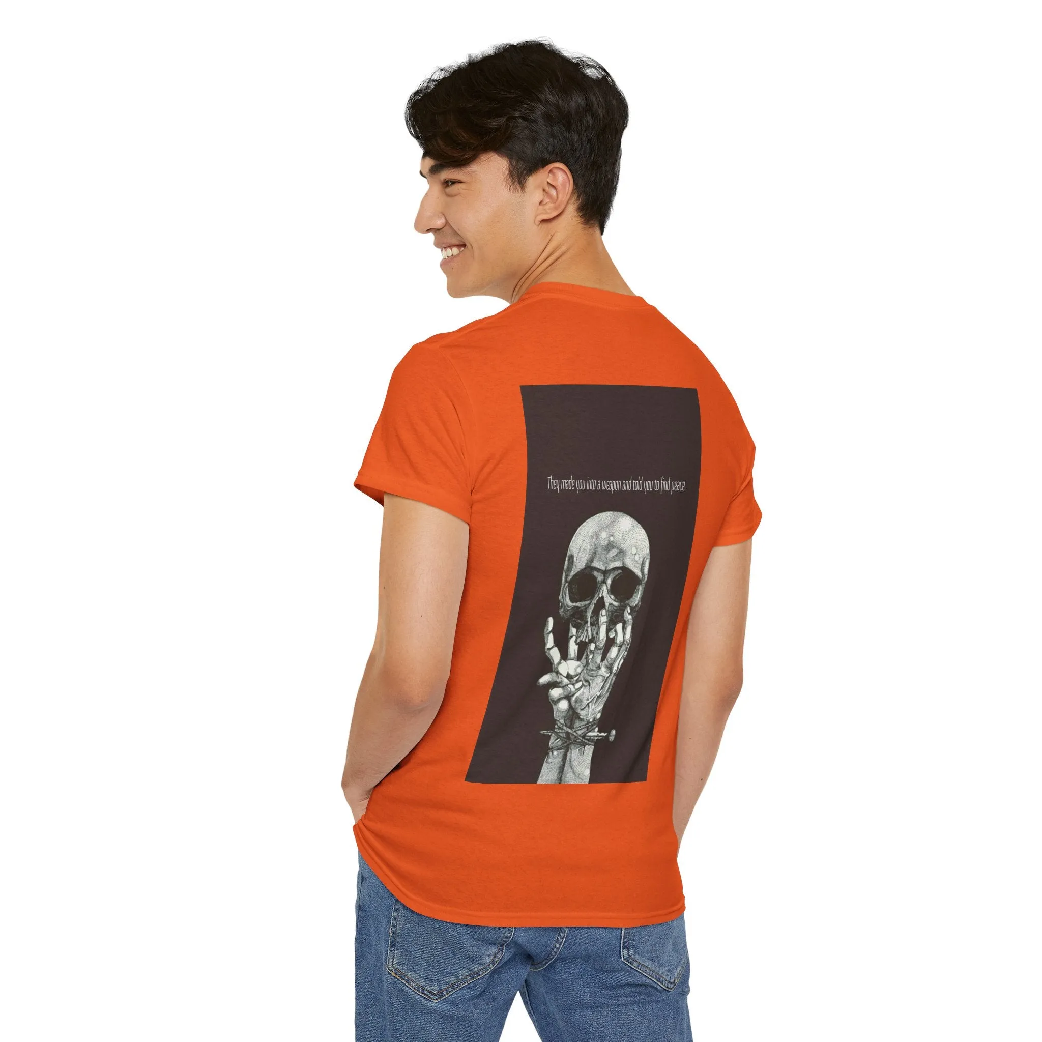 Weapon=Peace Unisex Heavy Cotton Tee