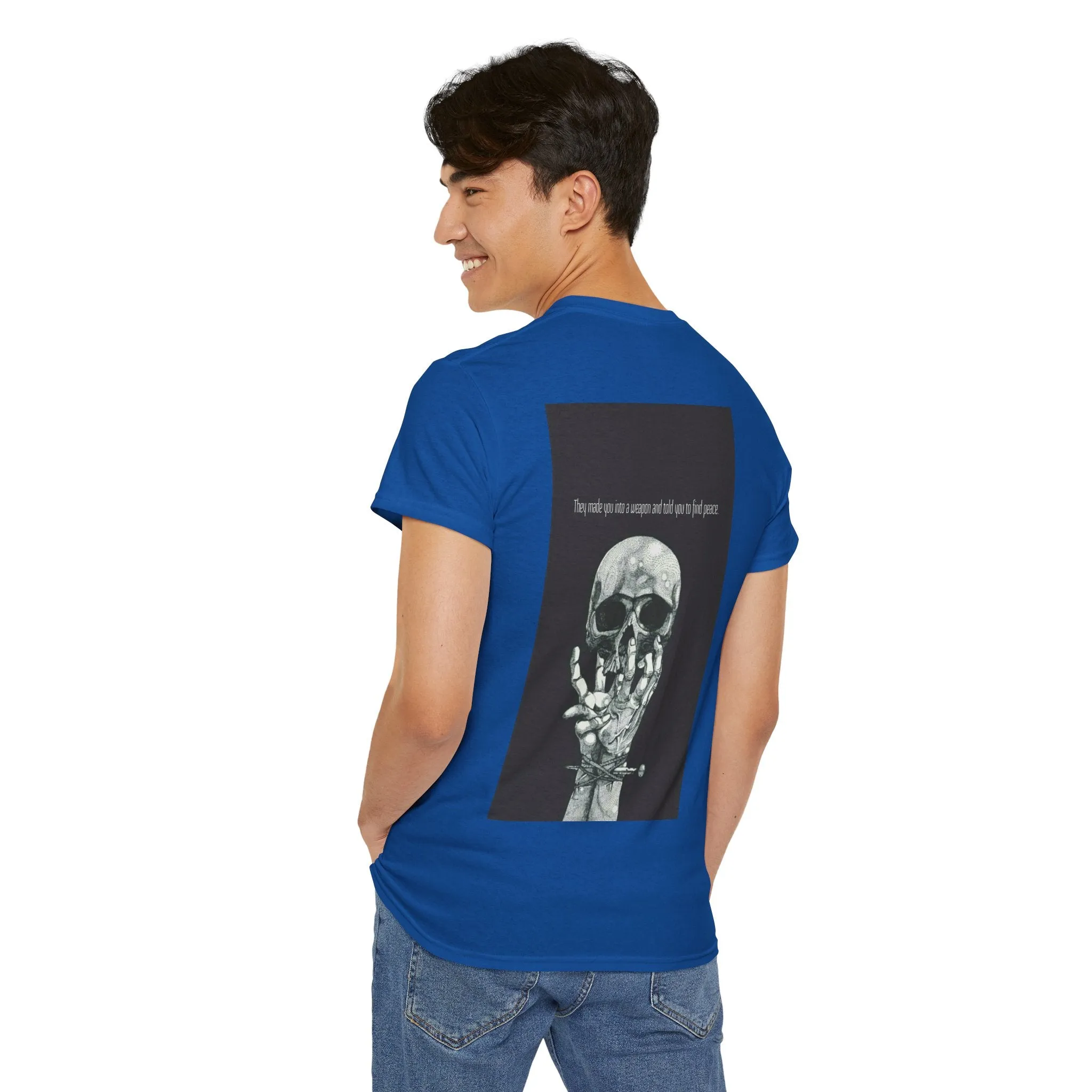 Weapon=Peace Unisex Heavy Cotton Tee