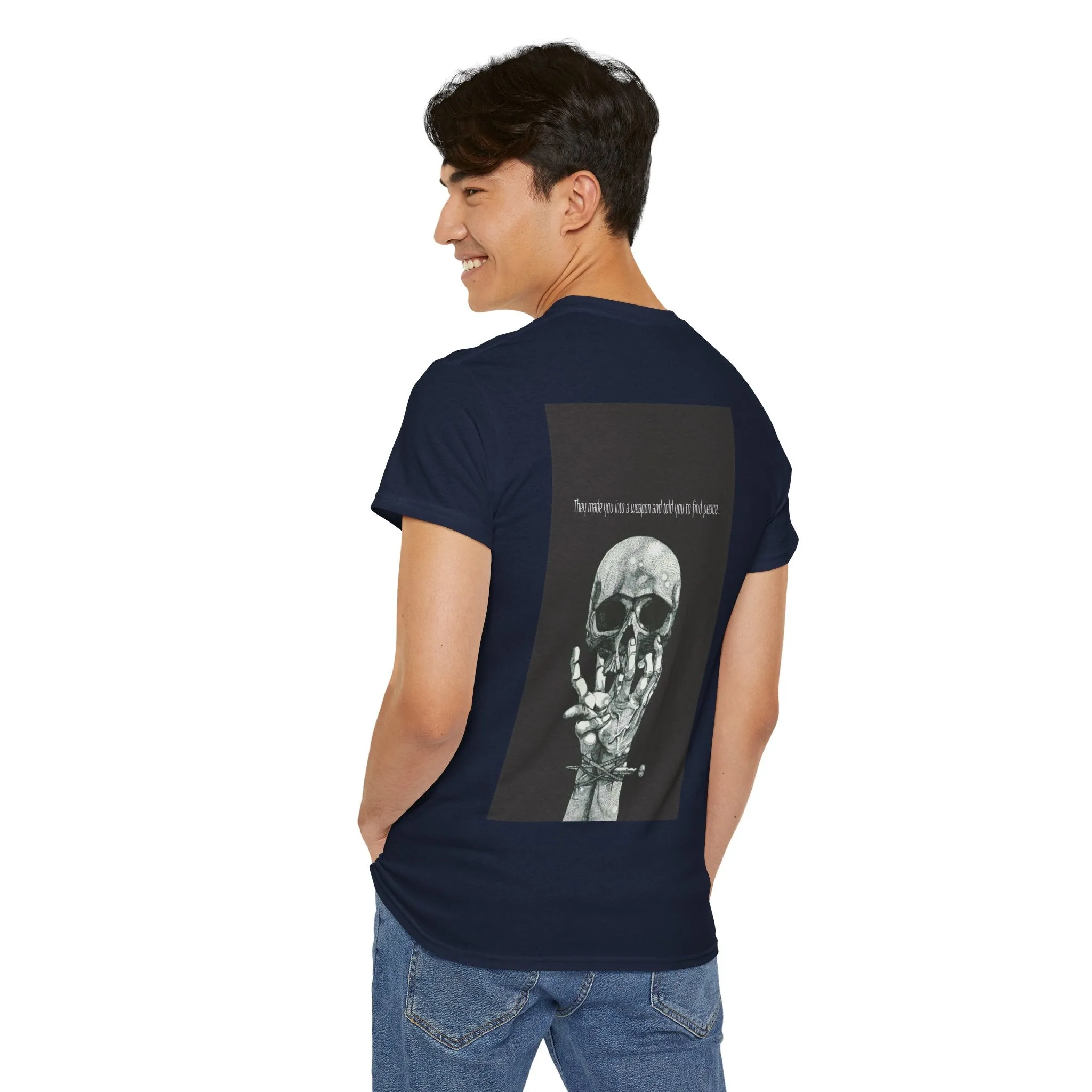 Weapon=Peace Unisex Heavy Cotton Tee