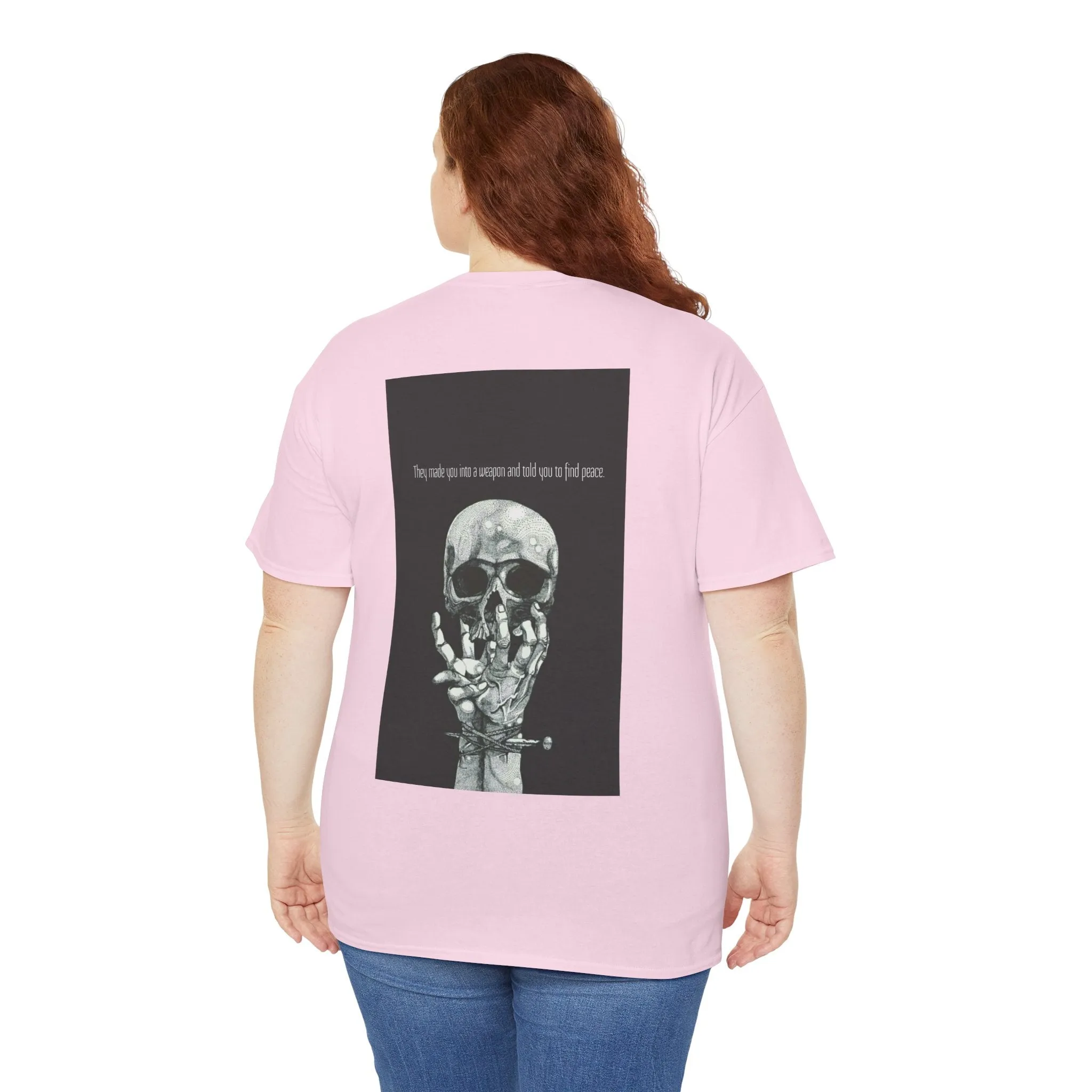 Weapon=Peace Unisex Heavy Cotton Tee