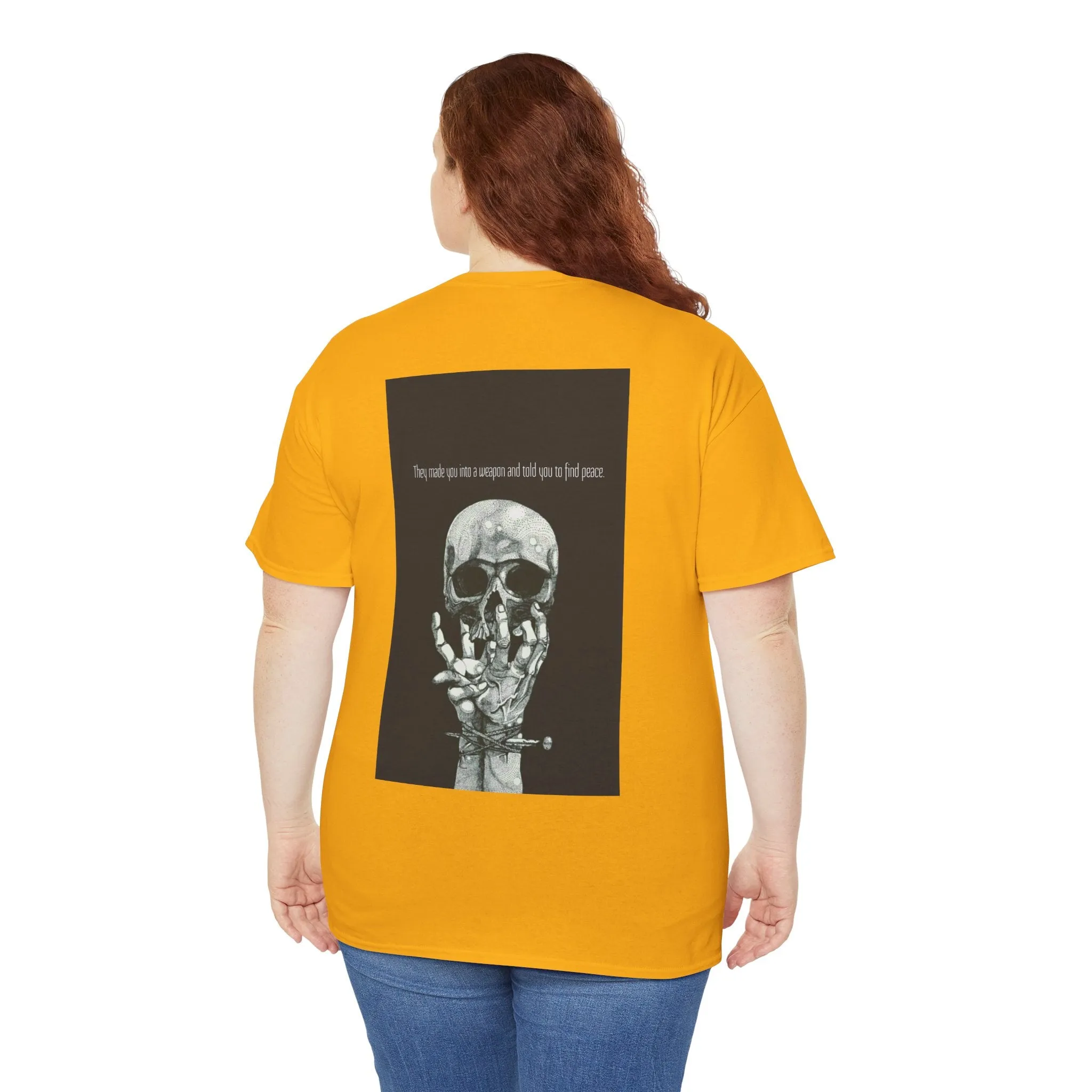 Weapon=Peace Unisex Heavy Cotton Tee