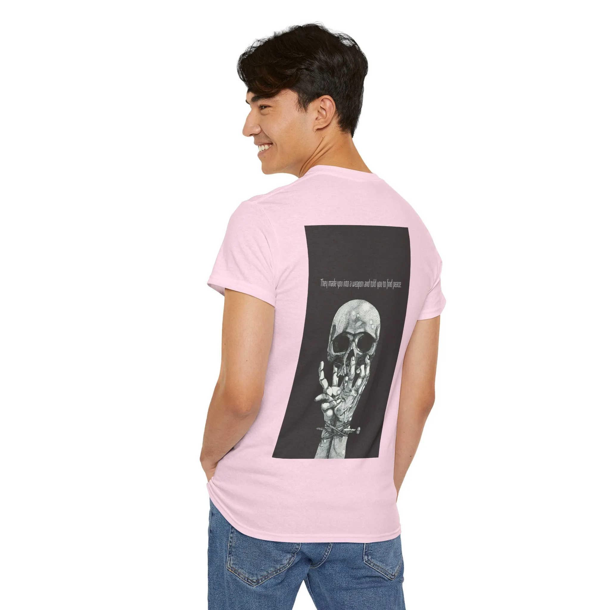 Weapon=Peace Unisex Heavy Cotton Tee