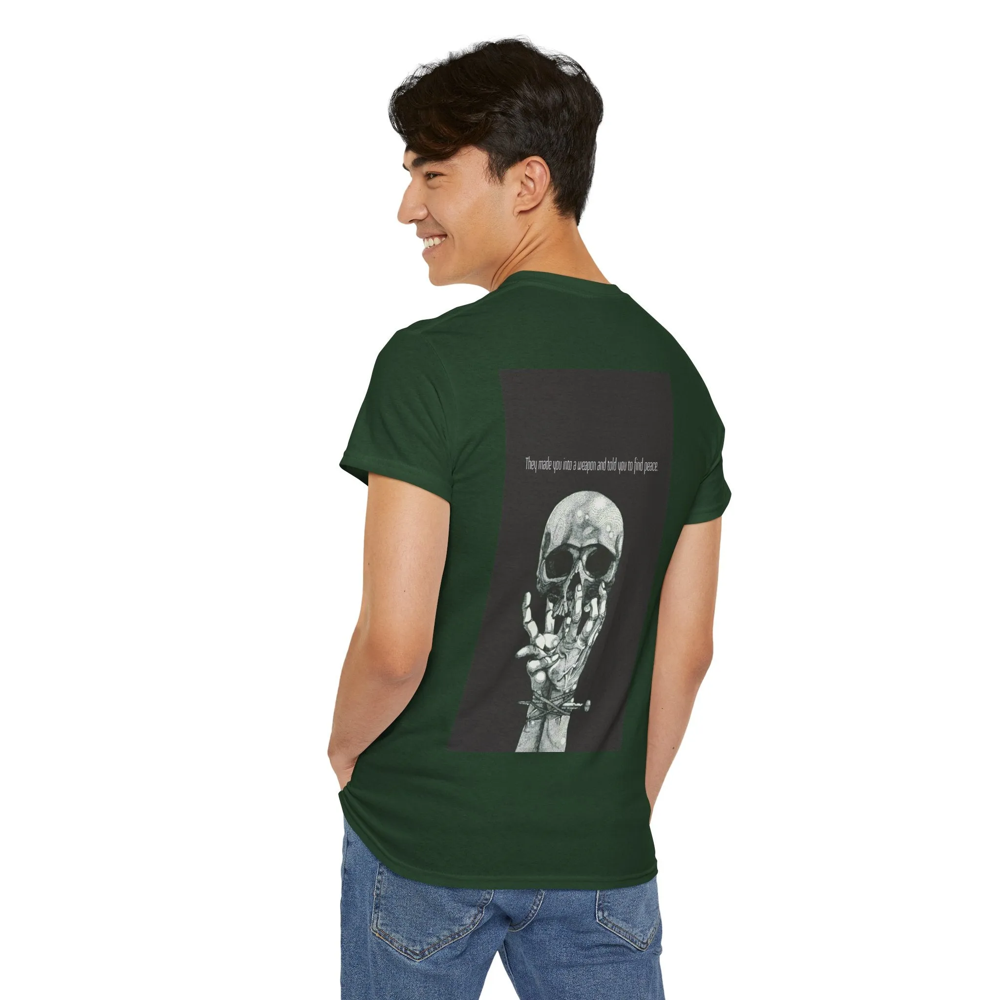 Weapon=Peace Unisex Heavy Cotton Tee