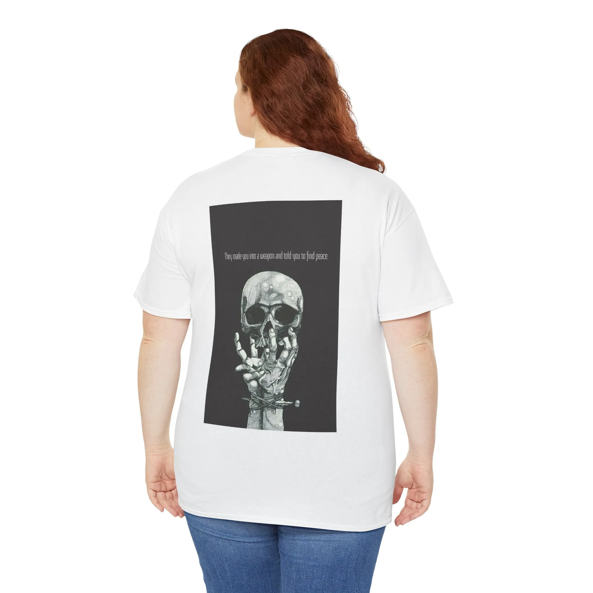 Weapon=Peace Unisex Heavy Cotton Tee