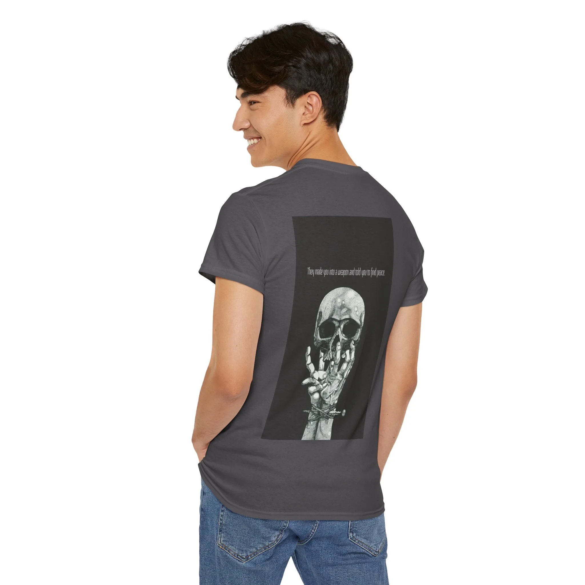 Weapon=Peace Unisex Heavy Cotton Tee