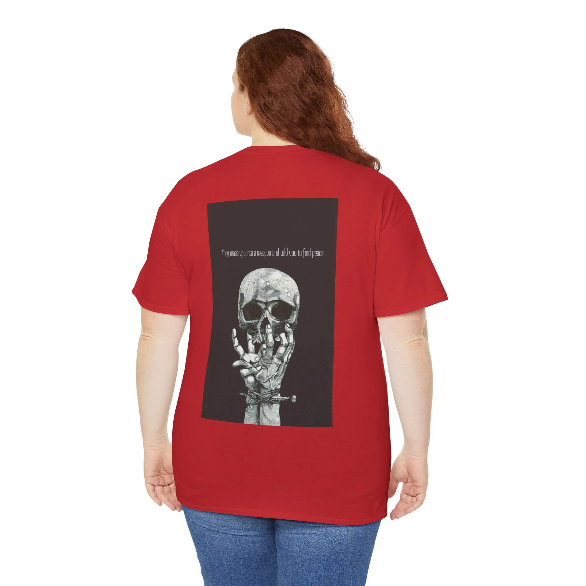 Weapon=Peace Unisex Heavy Cotton Tee