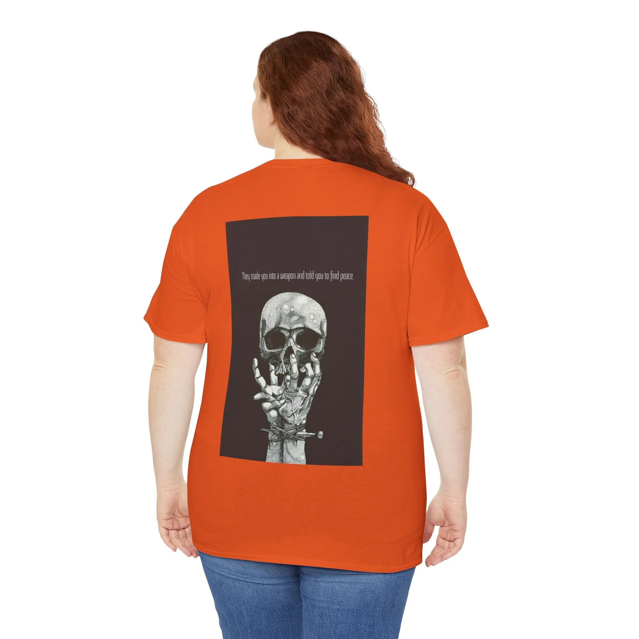 Weapon=Peace Unisex Heavy Cotton Tee