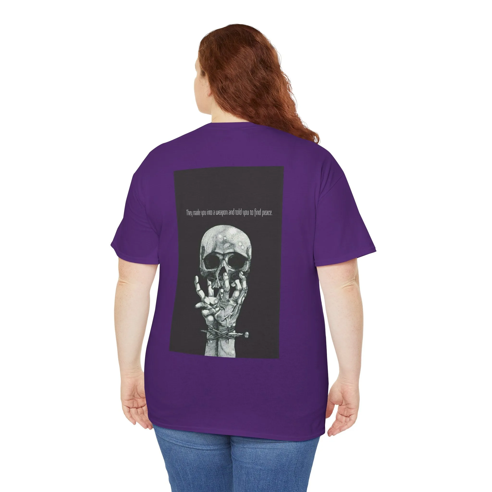 Weapon=Peace Unisex Heavy Cotton Tee