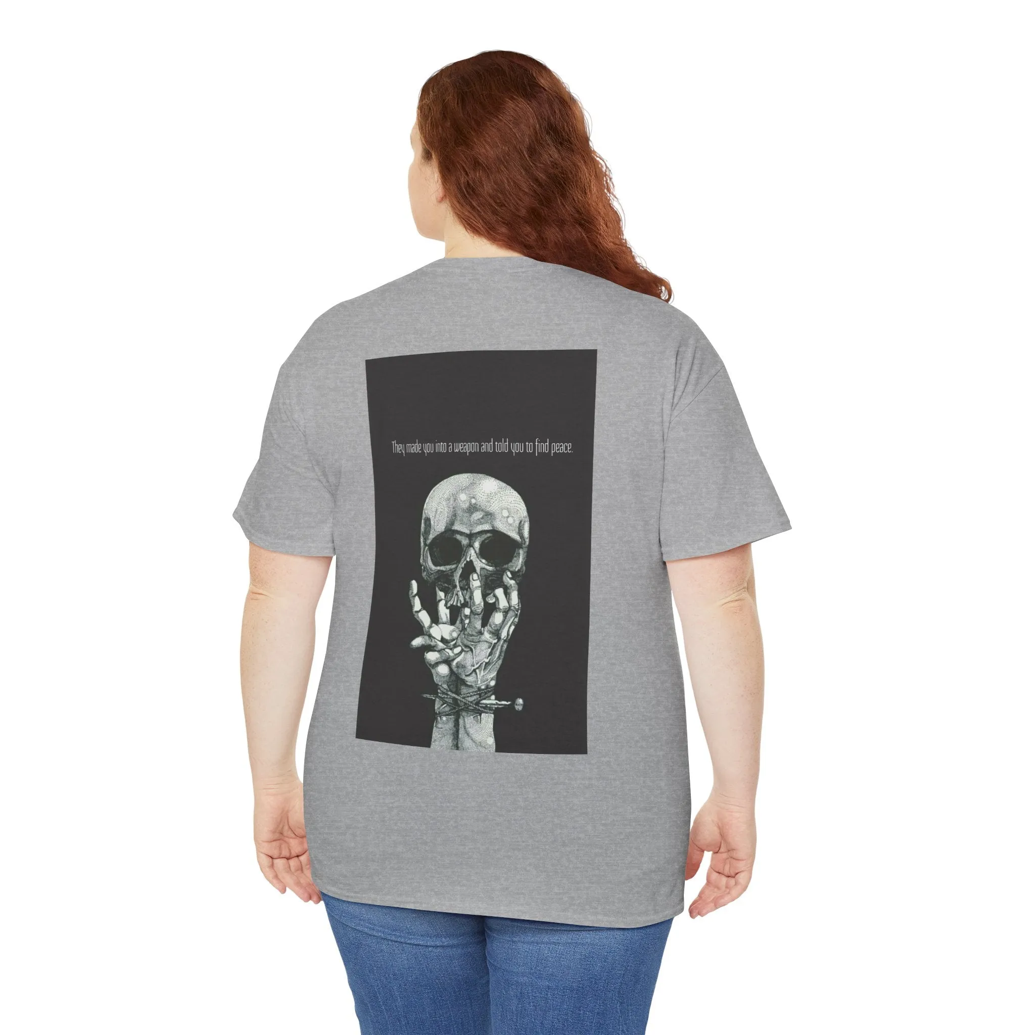 Weapon=Peace Unisex Heavy Cotton Tee