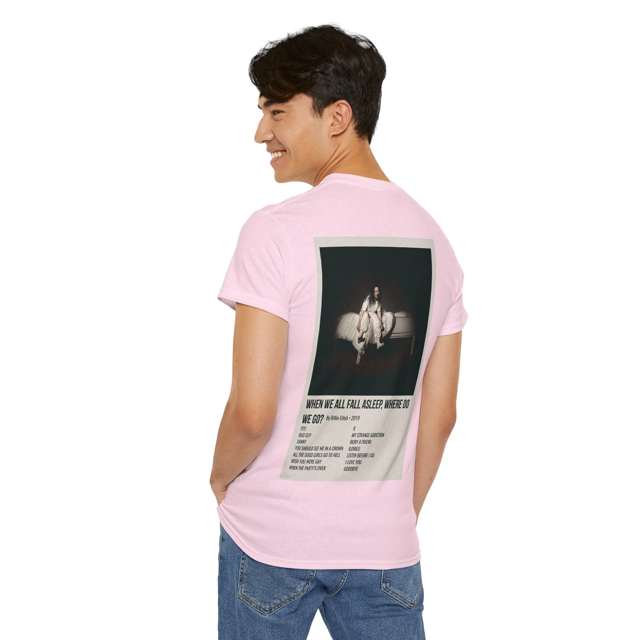 WHEN WE ALL FALL ASLEEP, WHERE DO WE GO? by Billie Eilish - 2019 Unisex Heavy Cotton Tee