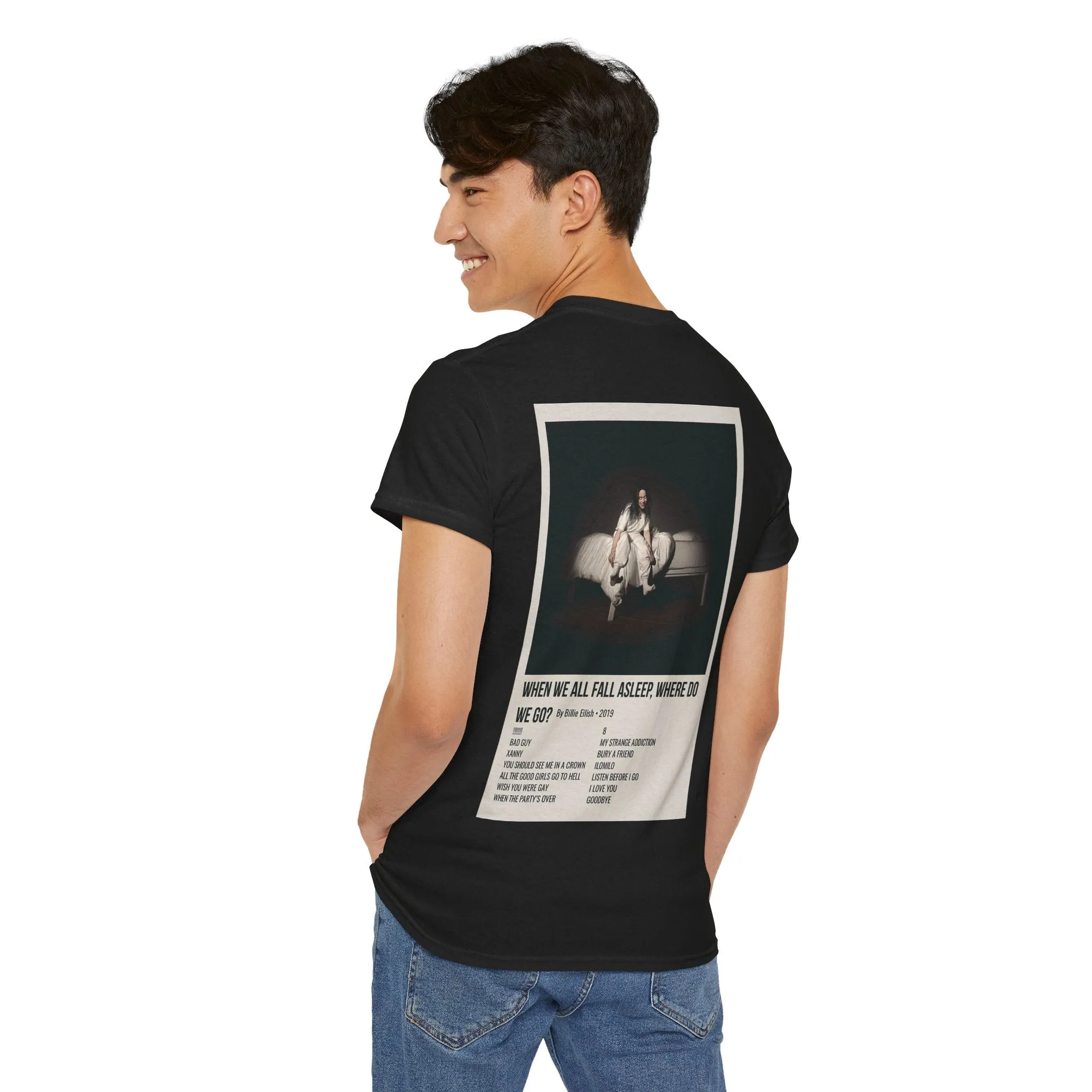 WHEN WE ALL FALL ASLEEP, WHERE DO WE GO? by Billie Eilish - 2019 Unisex Heavy Cotton Tee