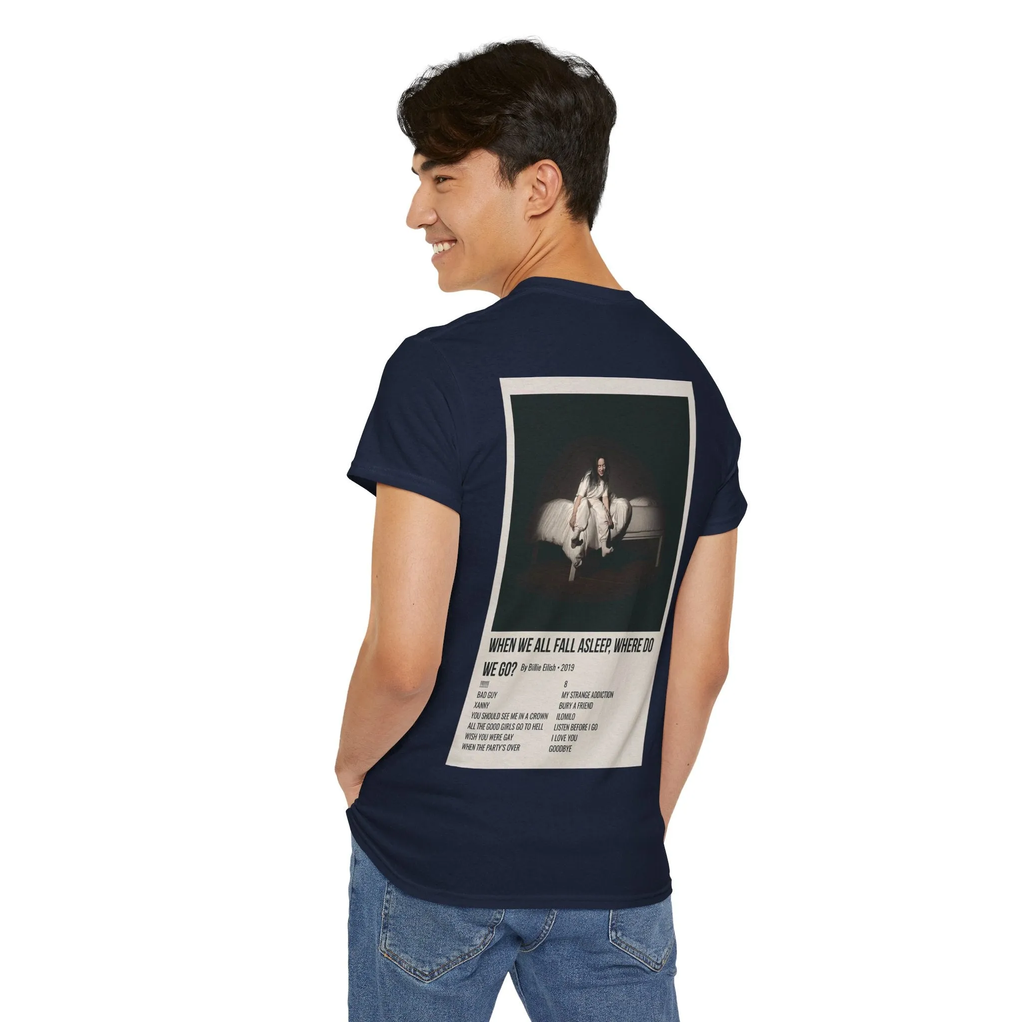 WHEN WE ALL FALL ASLEEP, WHERE DO WE GO? by Billie Eilish - 2019 Unisex Heavy Cotton Tee
