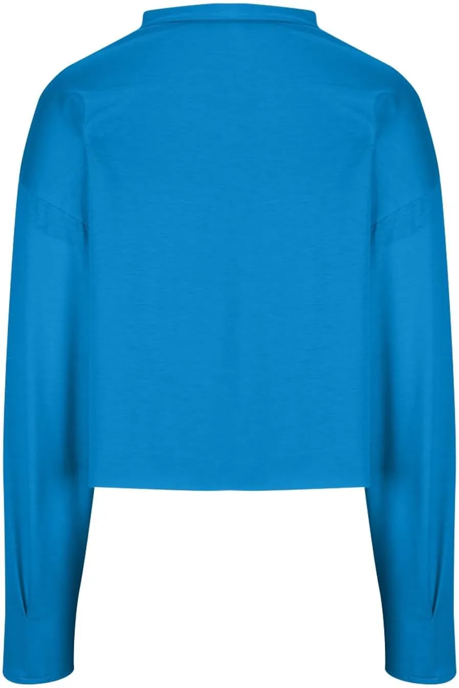 Womens Cropped Sweatshirts 2024 Fall Fashion Clothes Teen Girl Long Sleeve Oversized Crewneck Crop Pullover Tops