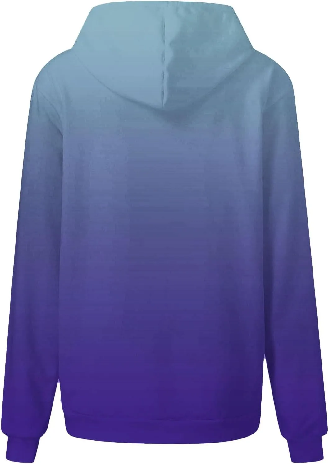 Womens Gardient Print Oversized Sweatshirt Long Sleeve Hoodies Tops Teen Girls Y2K Clothes Trendy Fall Outfits