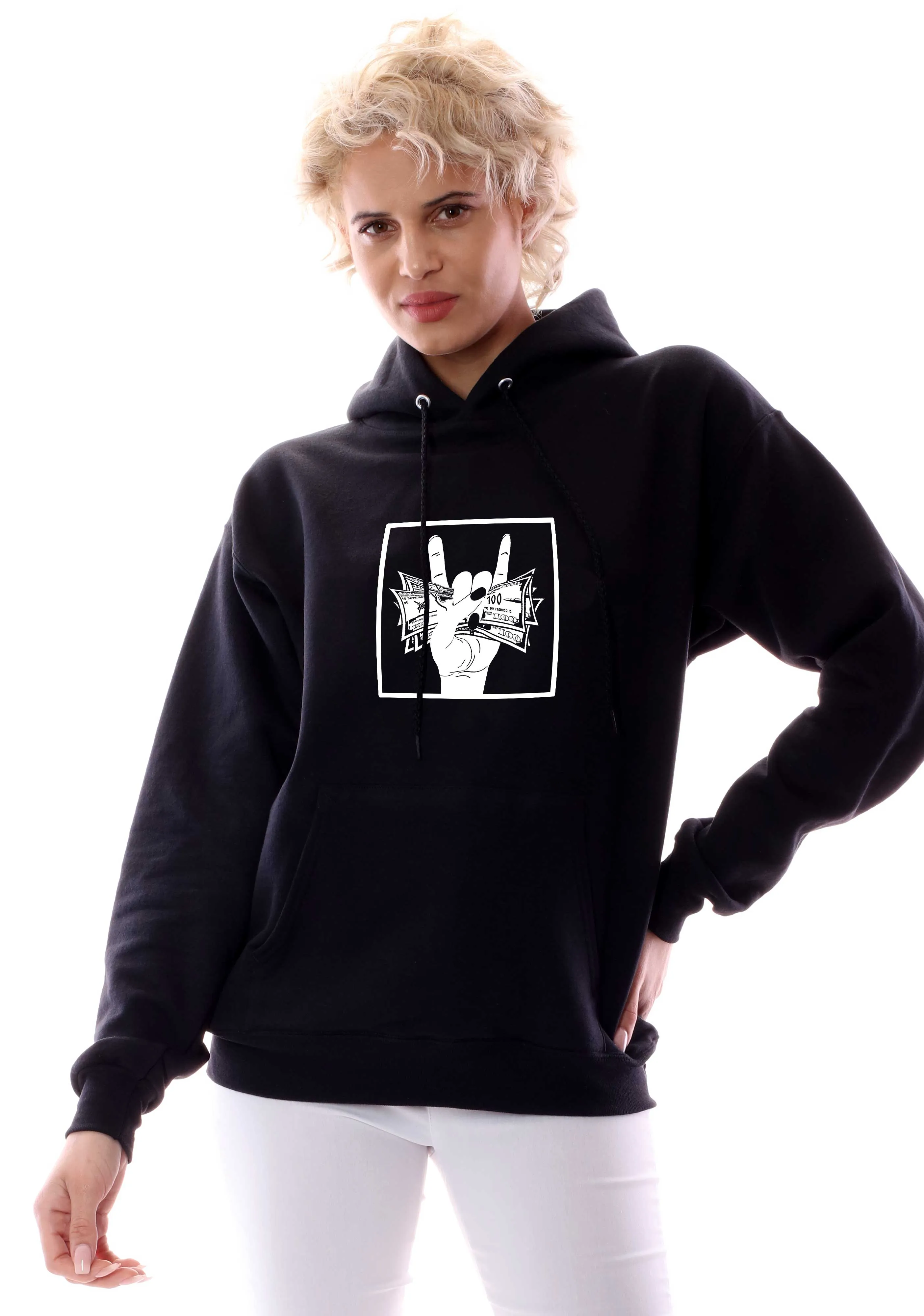 Women's Tokyo Monee Rocks Graphic Pullover Hoodie