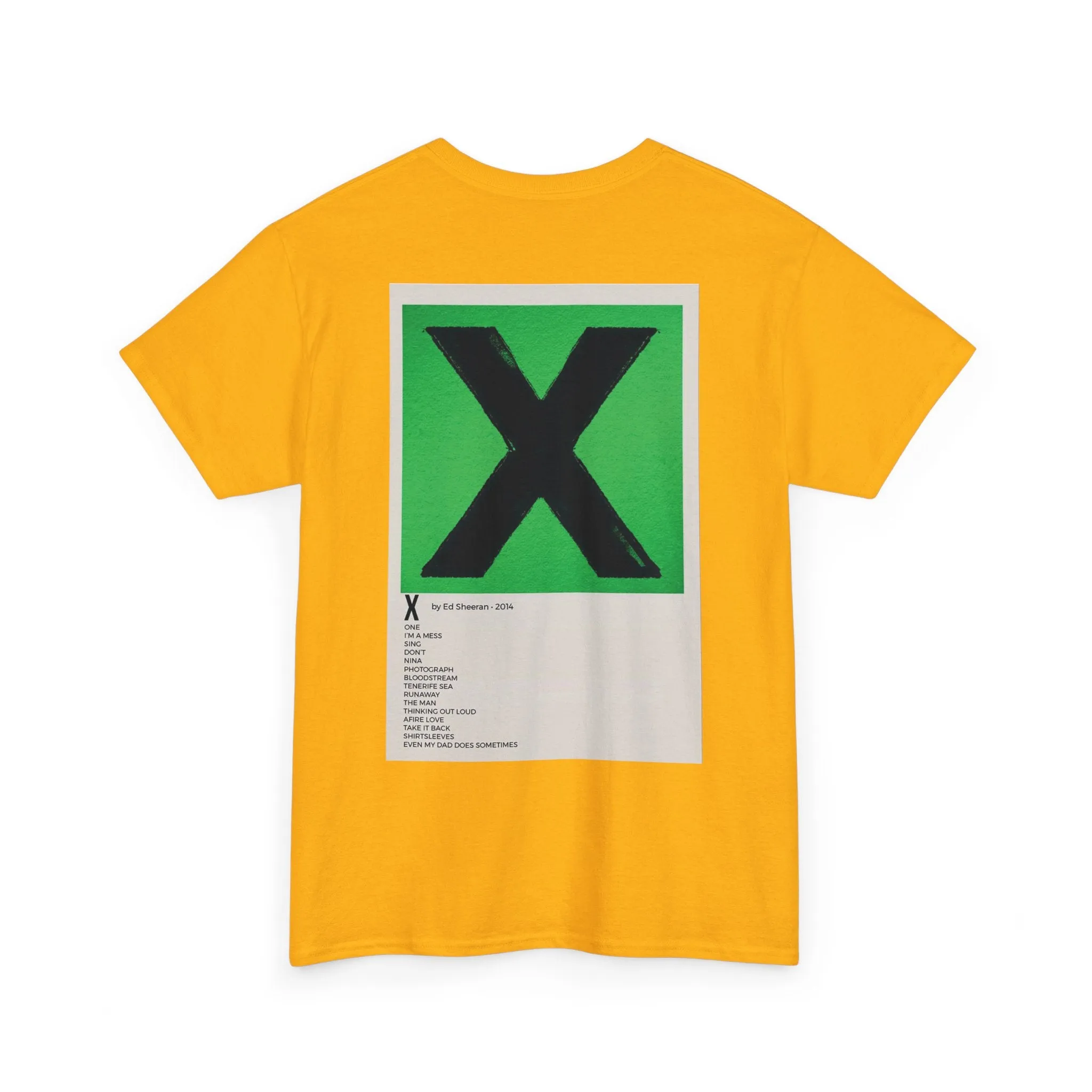 X by Ed Sheeran - 2014 Unisex Heavy Cotton Tee
