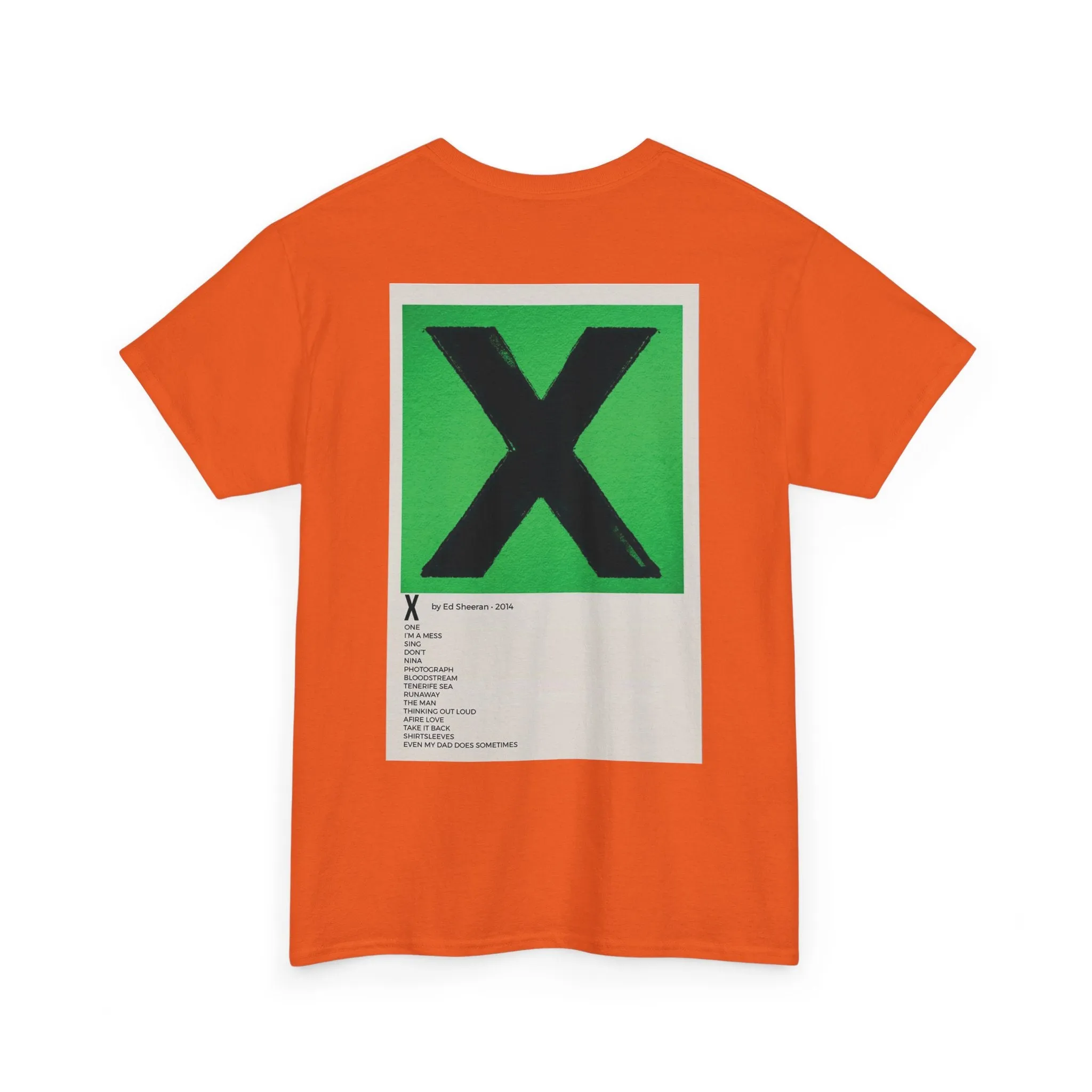 X by Ed Sheeran - 2014 Unisex Heavy Cotton Tee