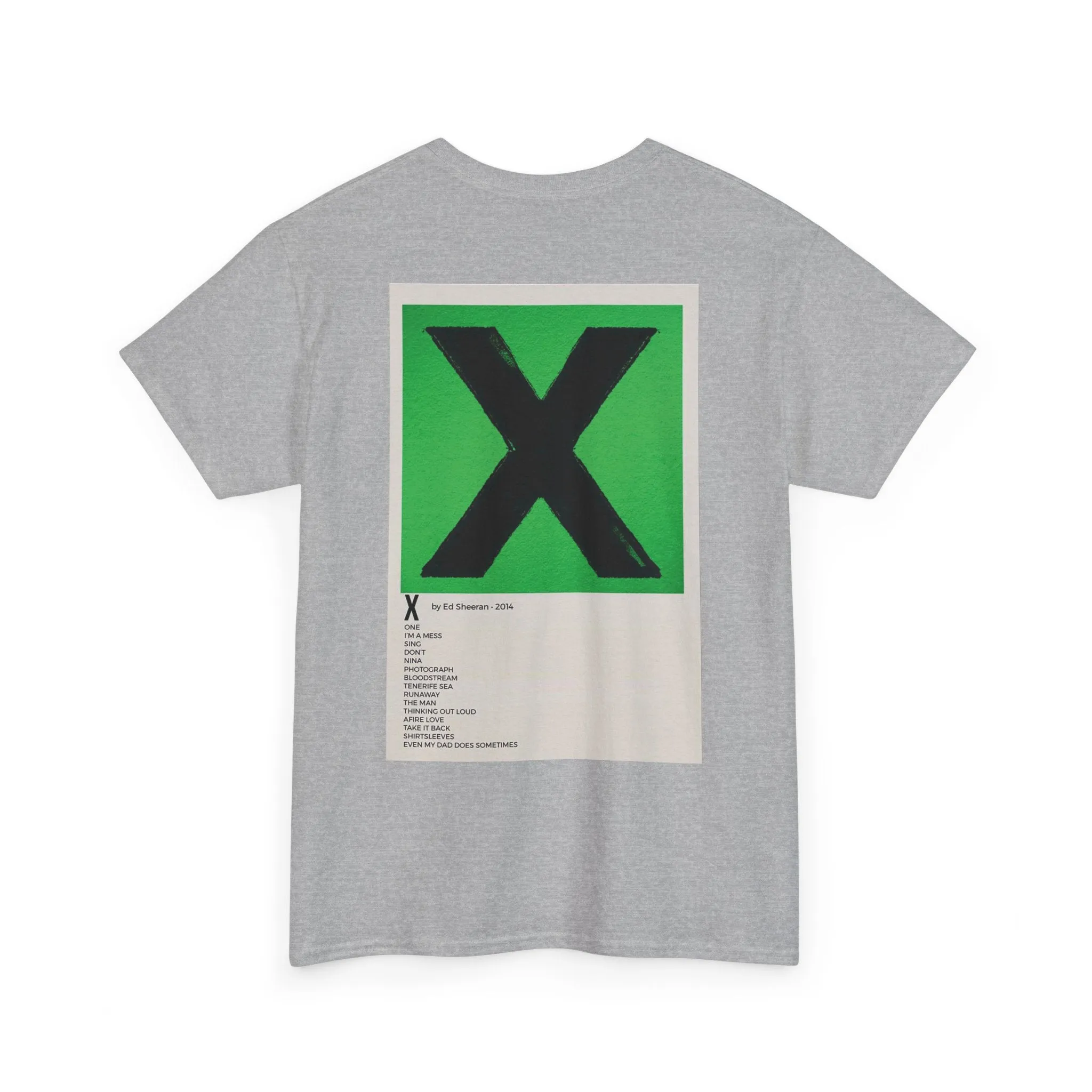 X by Ed Sheeran - 2014 Unisex Heavy Cotton Tee