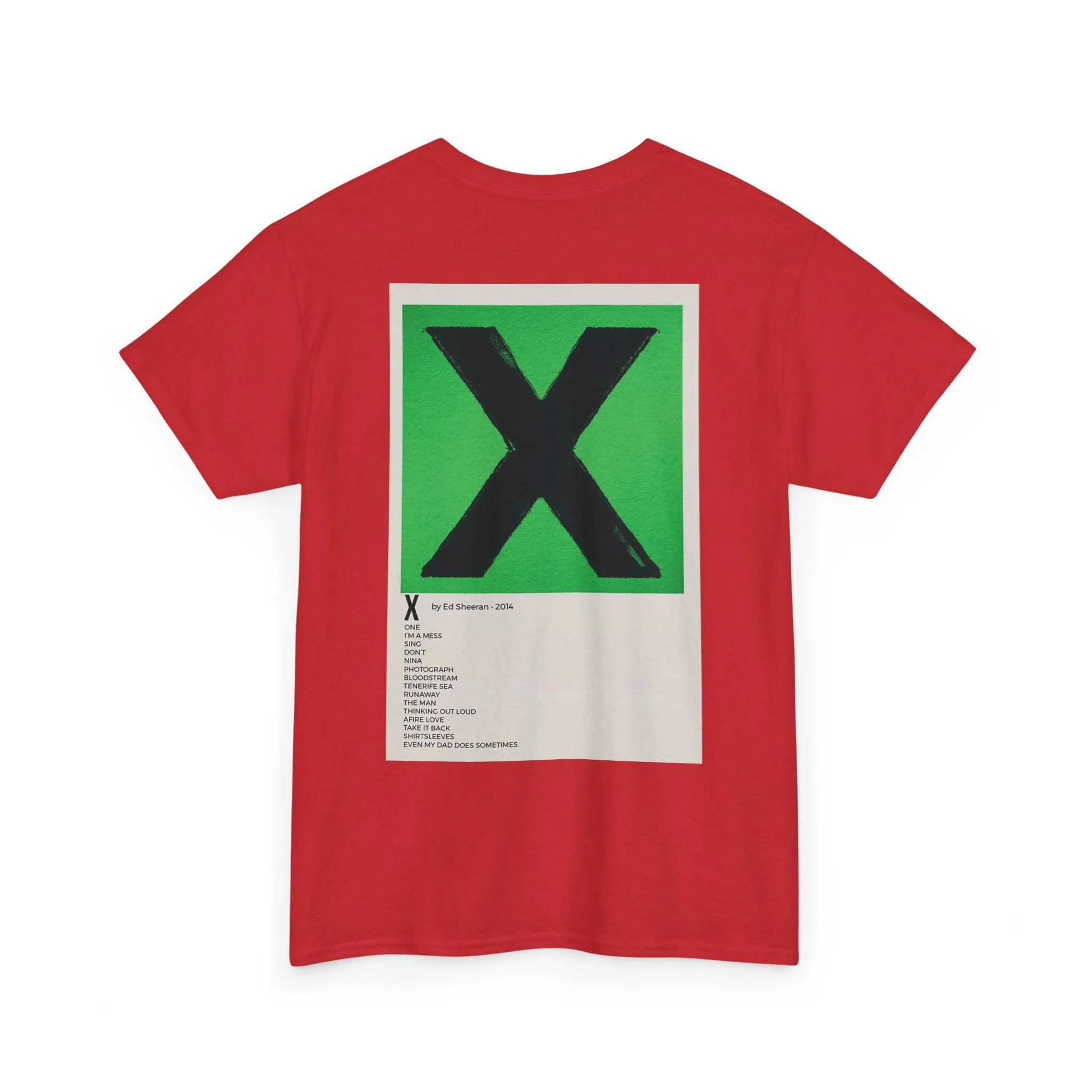 X by Ed Sheeran - 2014 Unisex Heavy Cotton Tee