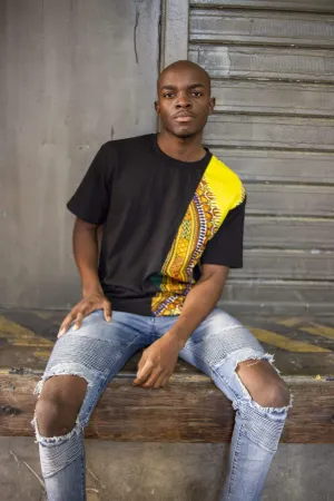 Yellow Fabric T-Shirt