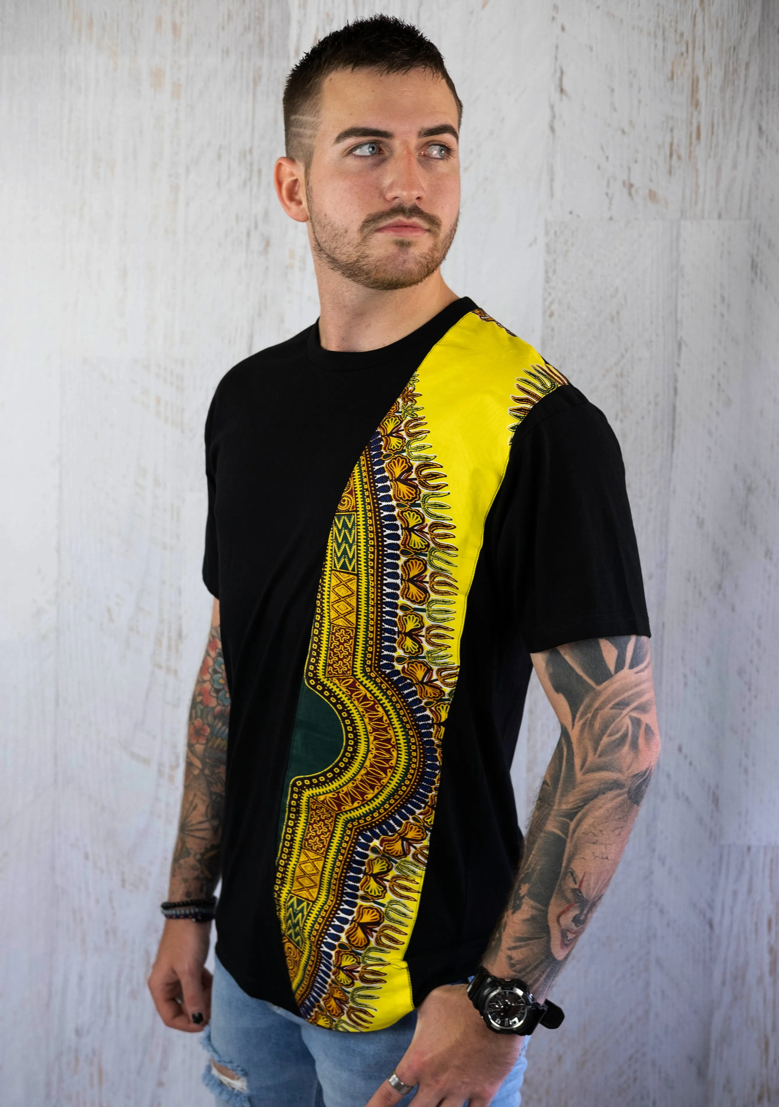 Yellow Fabric T-Shirt
